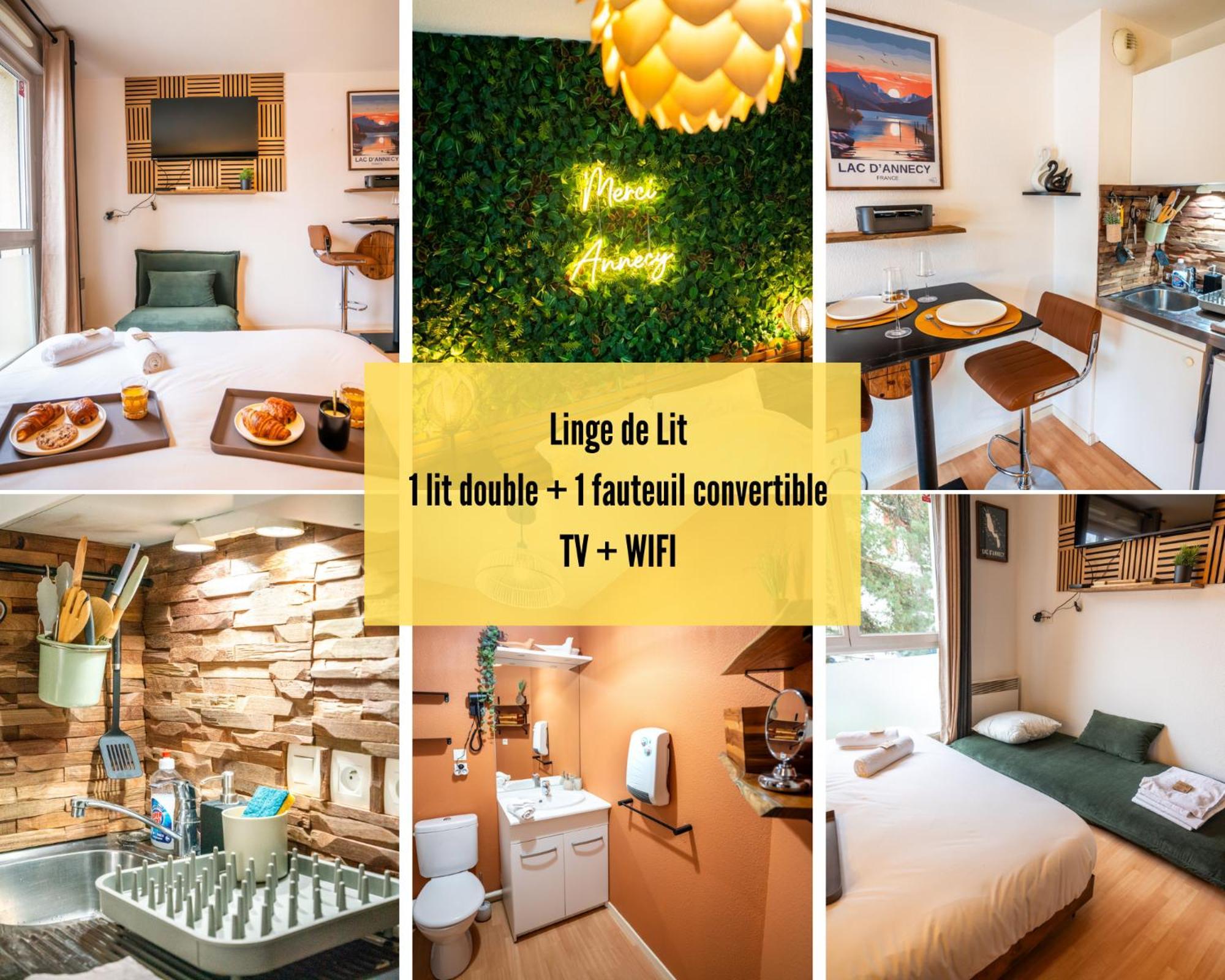 Cabana & Merci Annecy - Parking Et Proche Du Lac Ngoại thất bức ảnh